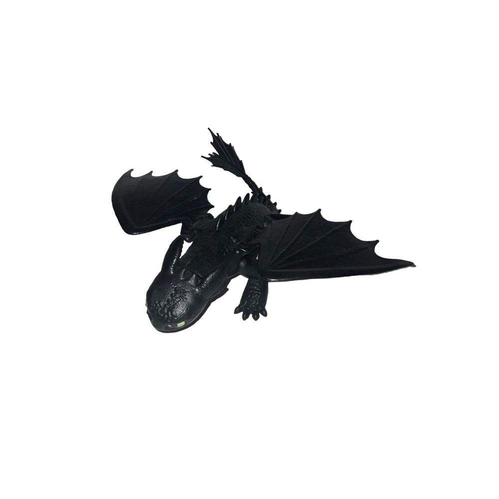 2018 How to Train Your Dragon TOOTHLESS‎ Action Figure 8" BLACK NIGHT FURY
